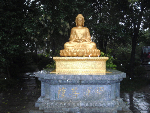 Courtyard Buddha Statue.